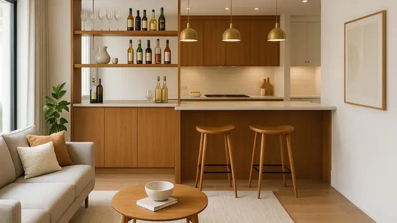5 Inspirasi Desain Sekat Ruang Tamu dan Dapur yang Estetis, Cocok untuk Rumah Modern 2025