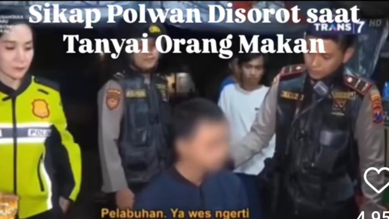 Viral Polwan 'Ganggu Orang Makan' di Surabaya, Polda Jatim Buka Suara