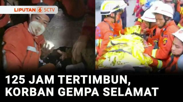 Keajaiban kembali datang pascagempa bermagnitudo 7.7 yang mengguncang Myanmar. Seorang korban yang tertimbun reruntuhan bangunan selama 125 jam ditemukan selamat oleh tim SAR.