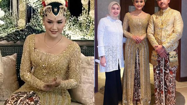 Erina dan Kaesang bersama desainer Asky Febrianti