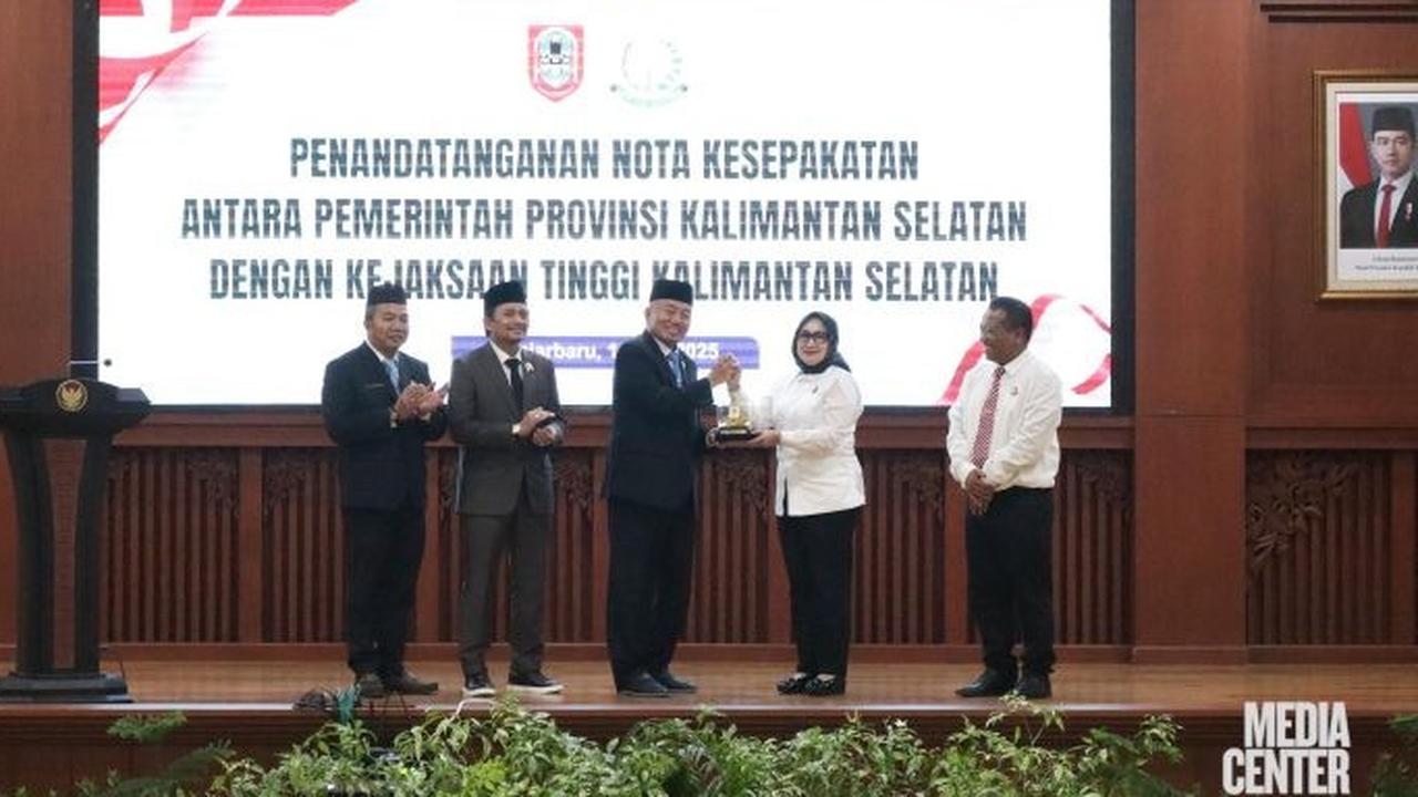 Wujudkan Pemerintahan Bersih & Akuntabel, Pemprov Kalsel Teken Nota Kesepakatan dengan Kejati Kalsel