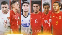 Ilustrasi - Duel Pemain Termahal Indonesia Vs China (Bola.com/Adreanus Titus)