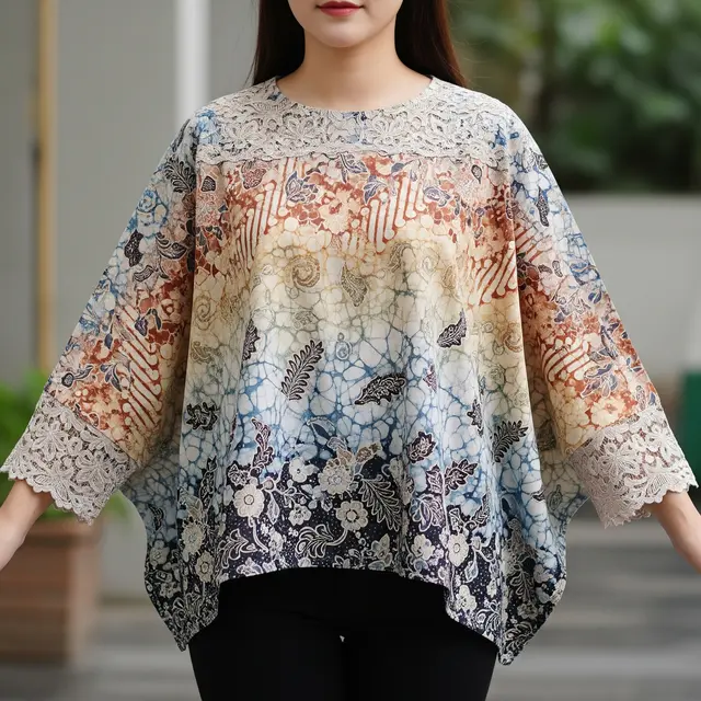 9 Model Baju Batik Lengan Kelelawar Modern, Pilihan Busana Fleksibel 2025