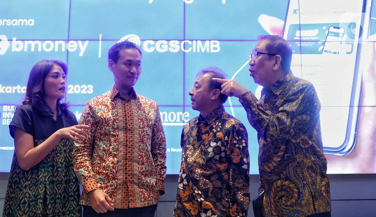 Melalui fitur saham, para pengguna BMoney dapat melakukan transaksi jual beli saham berbagai emiten di Tanah Air dengan mudah dan aman. (Liputan6.com/Angga Yuniar)