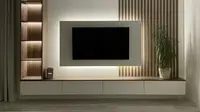 5 Model Rak TV Minimalis, Cocok untuk Sekat Ruangan di Rumah Mungil