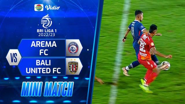 Berita video mini match lanjutan BRI Liga 1 2022/2023 antara Arema FC melawan Bali United yang berakhir dengan skor 1-3, Senin (27/3/2023) malam hari WIB.