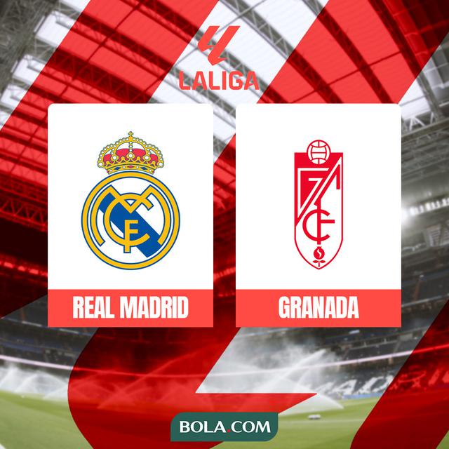 Liga Spanyol - Real Madrid Vs Granada