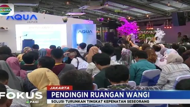 Pendingin ruangan juga bisa menjadi pewangi ruangan yang bertujuan menurunkan tingkat stress seseorang.