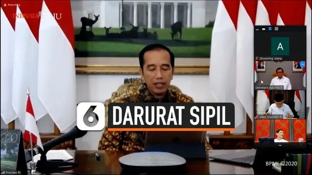 VIDEO: Jokowi Bicara Tentang Pembatasan Sosial dan Kebijakan Darurat Sipil