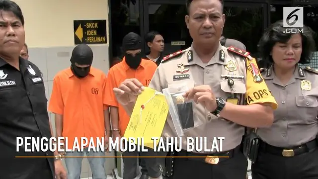 VIDEO: Penangkapan Pelaku Penggelapan Mobil Tahu Bulat