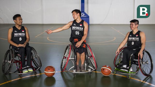 Latihan Basket Kursi Roda