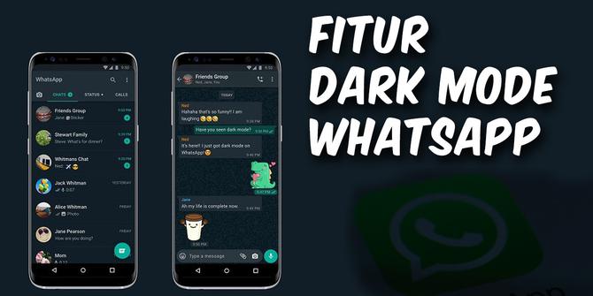 VIDEO TOP 3: Cara Aktifkan Fitur Dark Mode WhatsApp