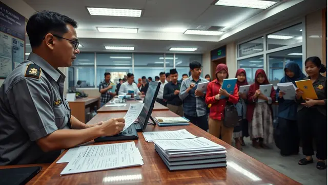 Ilustrasi Membayar Pajak Kendaraan/AI Generated