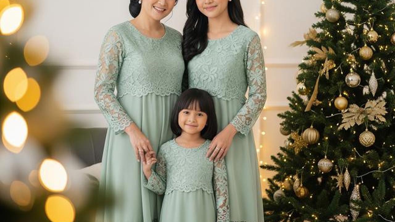 7 Rekomendasi Dress Natal Hijau 2025 dengan Potongan Elegan untuk Semua Usia