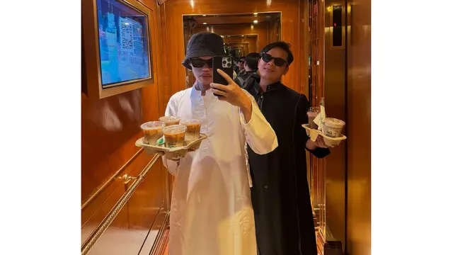 Potret Penampilan Wanda Hara Saat Umrah