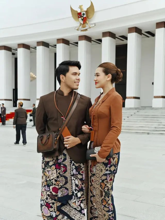 Aaliyah Massaid dan Thariq Halilintar di IKN (Instagram/aaliyah.massaid)