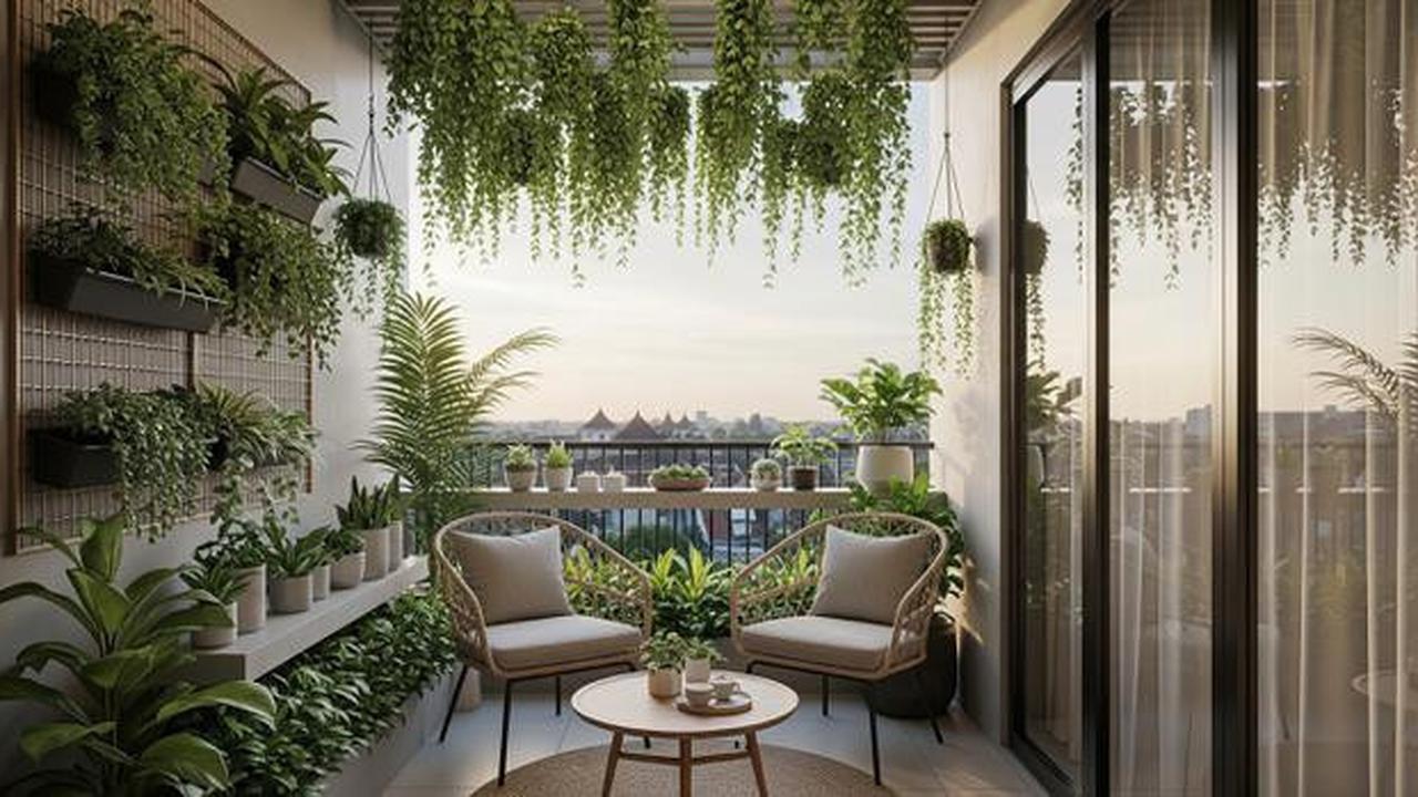 8 Model Balkon Rumah ala Kafe, Nyaman dan Estetik untuk Santai Sore