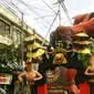 Festival Ogoh-ogoh di Denpasar, Bali. (Liputan6.com/Dewi Divianta)