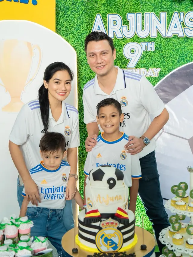 Titi Kamal rayakan ultah Arjuna ke-9 [Instagram/titi_kamall]