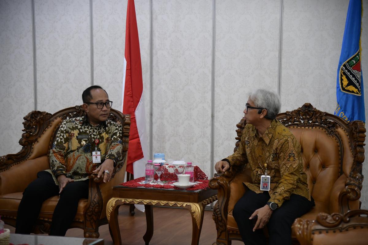 Wakil Wali Kota Semarang, Iswar Aminuddin menerima Kunjungan Komisi II DPR
