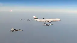 Momen Presiden Mesir El-Sisi Tiba di Jakarta Dikawal Sukhoi dan F-16