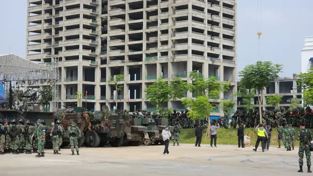 Kawasan Kota Meikarta kembali menjadi arena latihan pertempuran kota, karena lokasinya yang ideal. (Dok Meikarta)