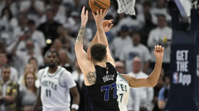 Tembakan Luka Doncic memenangkan Mavericks atas Timberwolves