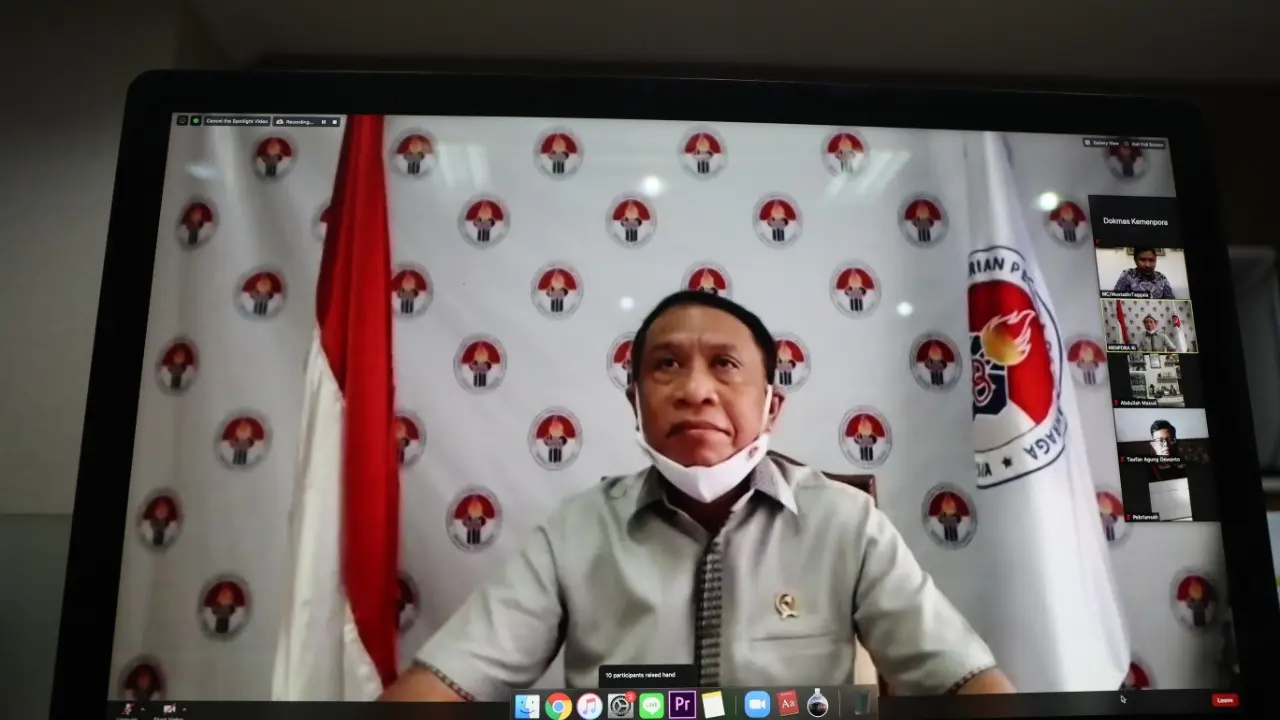 Webinar Kepemimpinan Pemuda, Menpora Paparkan 5 Program Prioritas Kepemudaan 2020-2024