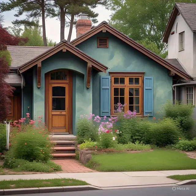 Inspirasi Cat Rumah Perpaduan Warna Toska