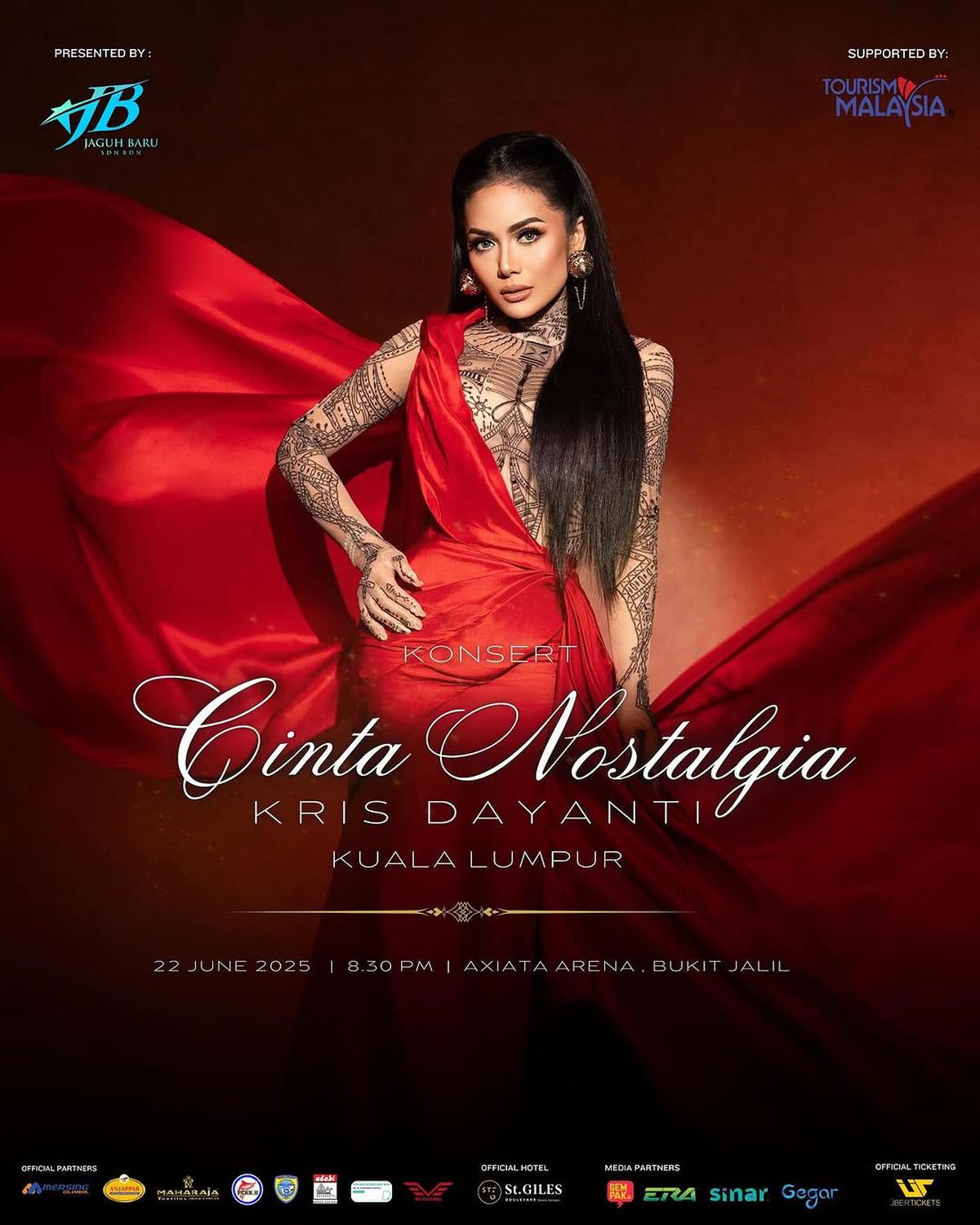 Penampilan Anggun Kris Dayanti saat Pemotretan Bertema 'Cinta Nostalgia' untuk Konser di Malaysia