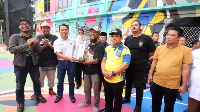 Perbasi Buat Lapangan Basket dengan Mural Jenderal Ahmad Yani di Tangerang