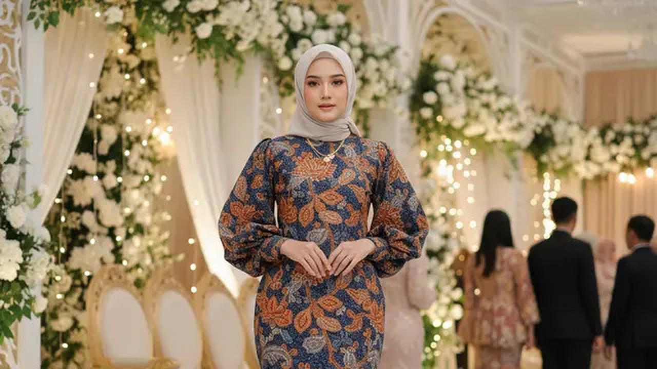 9 Model Gamis Batik buat Kondangan 2025 yang Modern dan Elegan