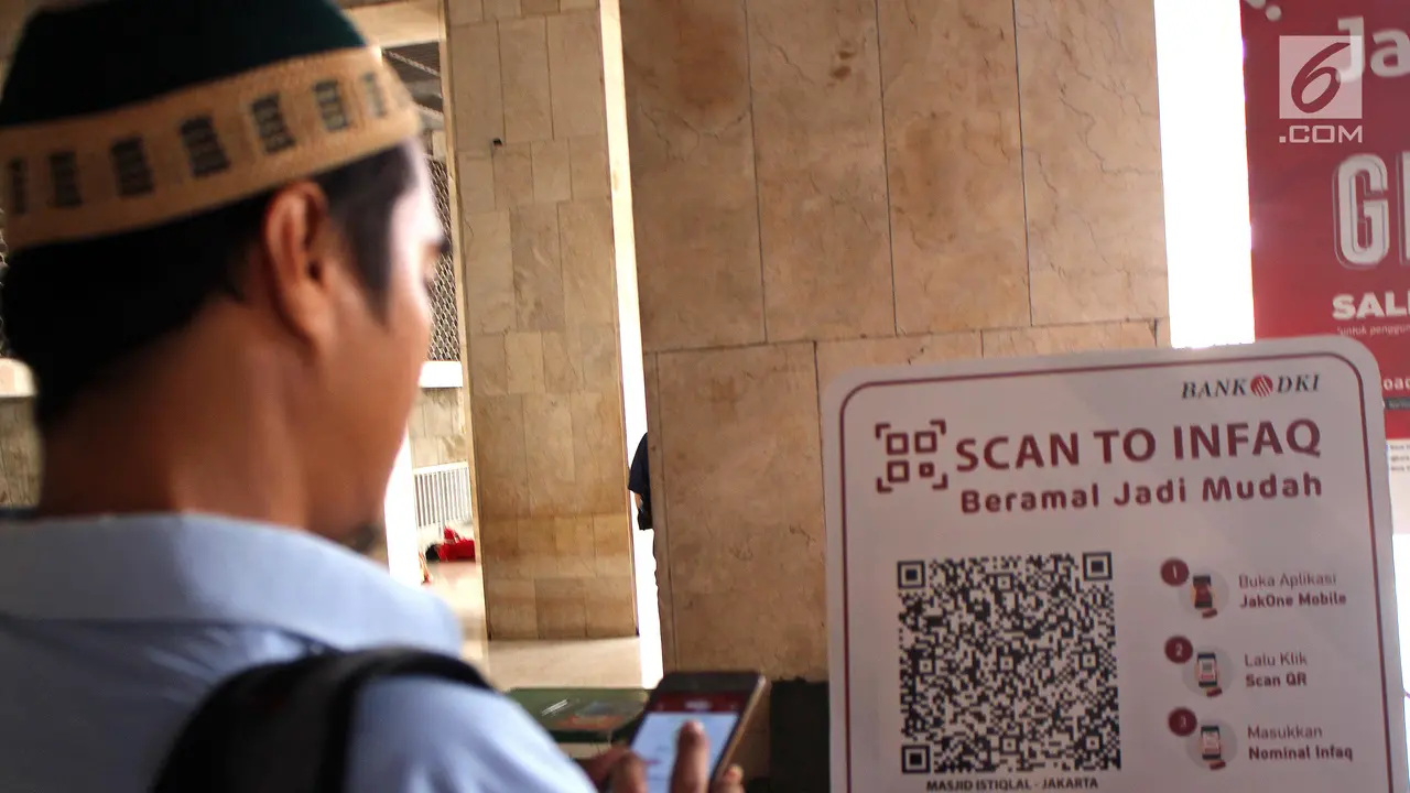 Dorong Penerapan Transaksi Non Tunai, Bank DKI Sosialisasikan Scan to Infaq