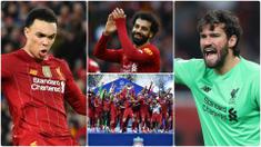 Meski awalnya menjadi tim yang tidak terlalu diunggulkan, Liverpool secara luar biasa mampu meraih gelar juara Liga Champions 2018/2019. Berikut 6 bintang Liverpool saat meraih trofi juara Liga Champions 2018/2019. (kolase foto AFP)