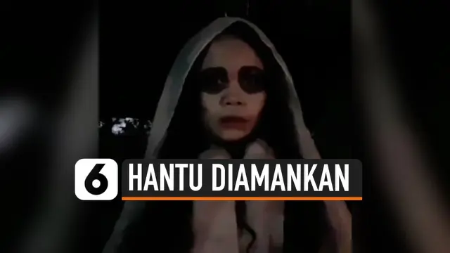 Takuti Pengguna Jalan, Hantu Wanita Diamankan Polres Banjarbaru