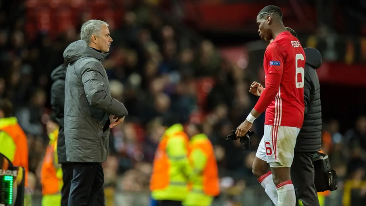 Jose Mourinho dan Paul Pogba