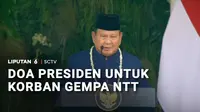 Di sela acara rangkaian HUT ke-81 Republik Indonesia, Presiden Prabowo Subianto juga mengajak masyarakat untuk mendoakan korban bencana yang ada di Nusa Tenggara Timur, Pulau Sumatra, dan wilayah lainnya.