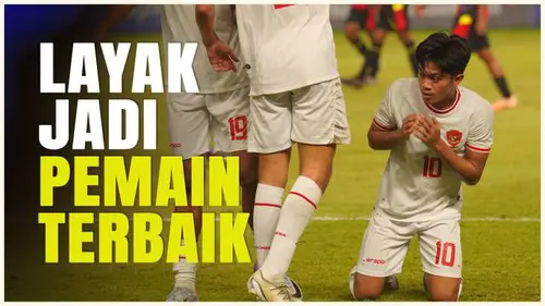 VIDEO: Tampil Memukau, Muhammad Kafiatur Rizky jadi Man of the Match Timnas Indonesia U-19 Vs Timor Leste U-19