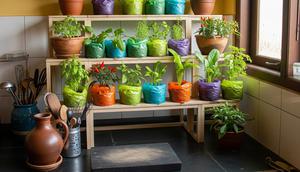 Model Kebun Mini yang Bikin Dapur Selalu Ada Sayur. (Foto: AI)