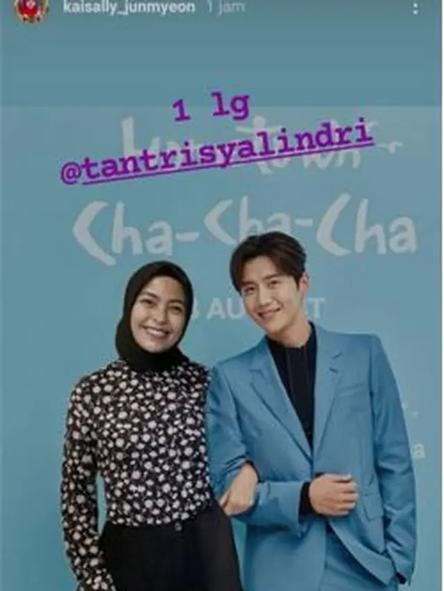 7 Editan Foto Tantri Kotak Bareng Kim Seon Ho Ini Kocak