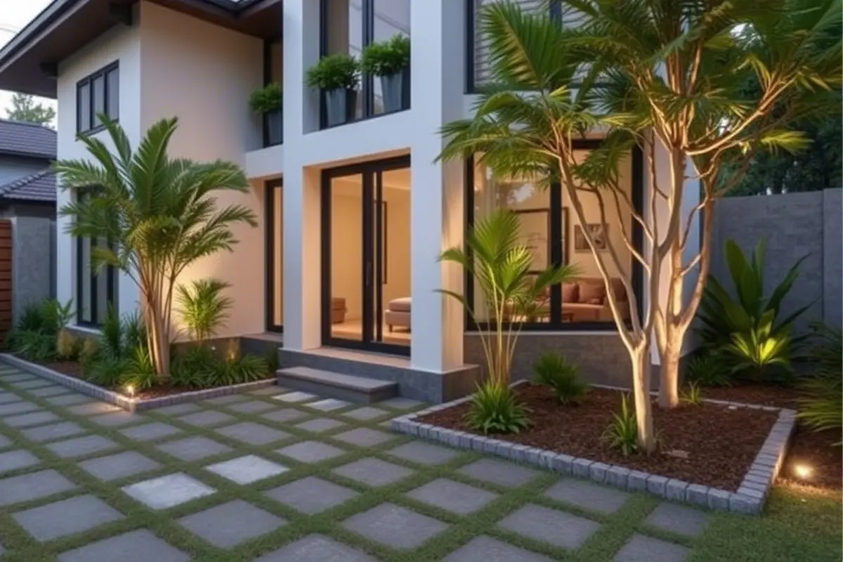 10 Inspirasi Taman Rumput Tanpa Perawatan Ribet, Cocok untuk Halaman Kecil