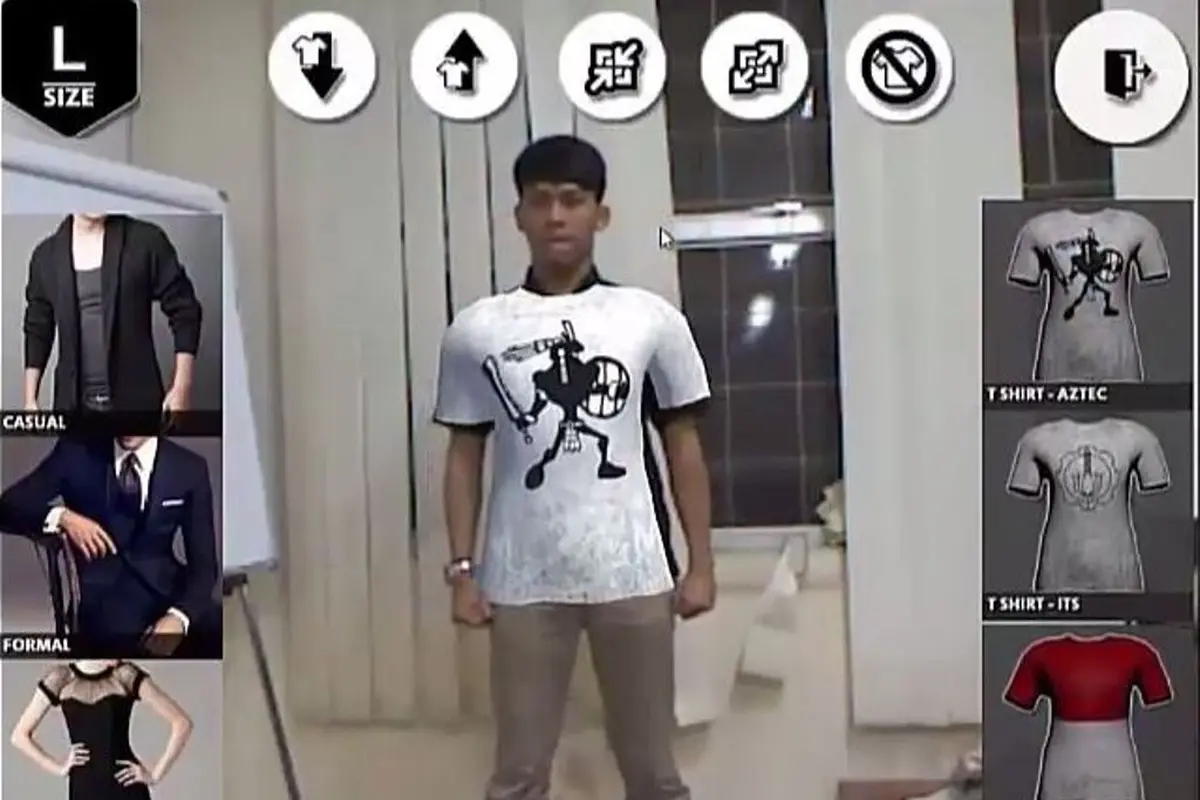 Mahakarya: Mahasiswa ITS Ini Buat Aplikasi Ruang Ganti Virtual