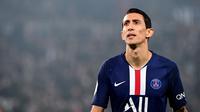 Angel Di Maria - Pemain asal Argentina ini memiliki peran penting bagi keberhasilan striker PSG dalam mencetak gol. Di Maria tercatat telah berkontribusi 21 assist dan 11 gol bersama PSG musim ini. (AFP/Martin Bureau)
