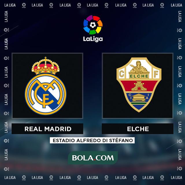 Prediksi Liga Spanyol Real Madrid Vs Elche: Kemenangan, Mutlak bagi Kedua Tim - Spanyol Bola.com