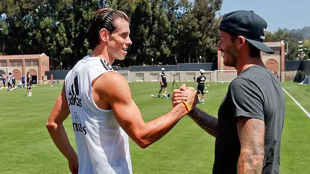 Gareth Bale dan David Beckham