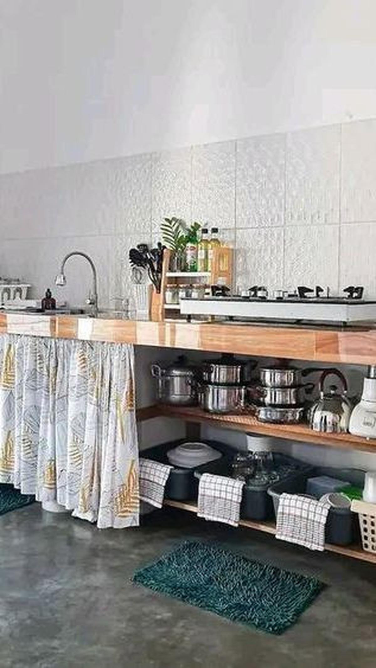 Dapur Low Budget Sederhana Versi di Kampung