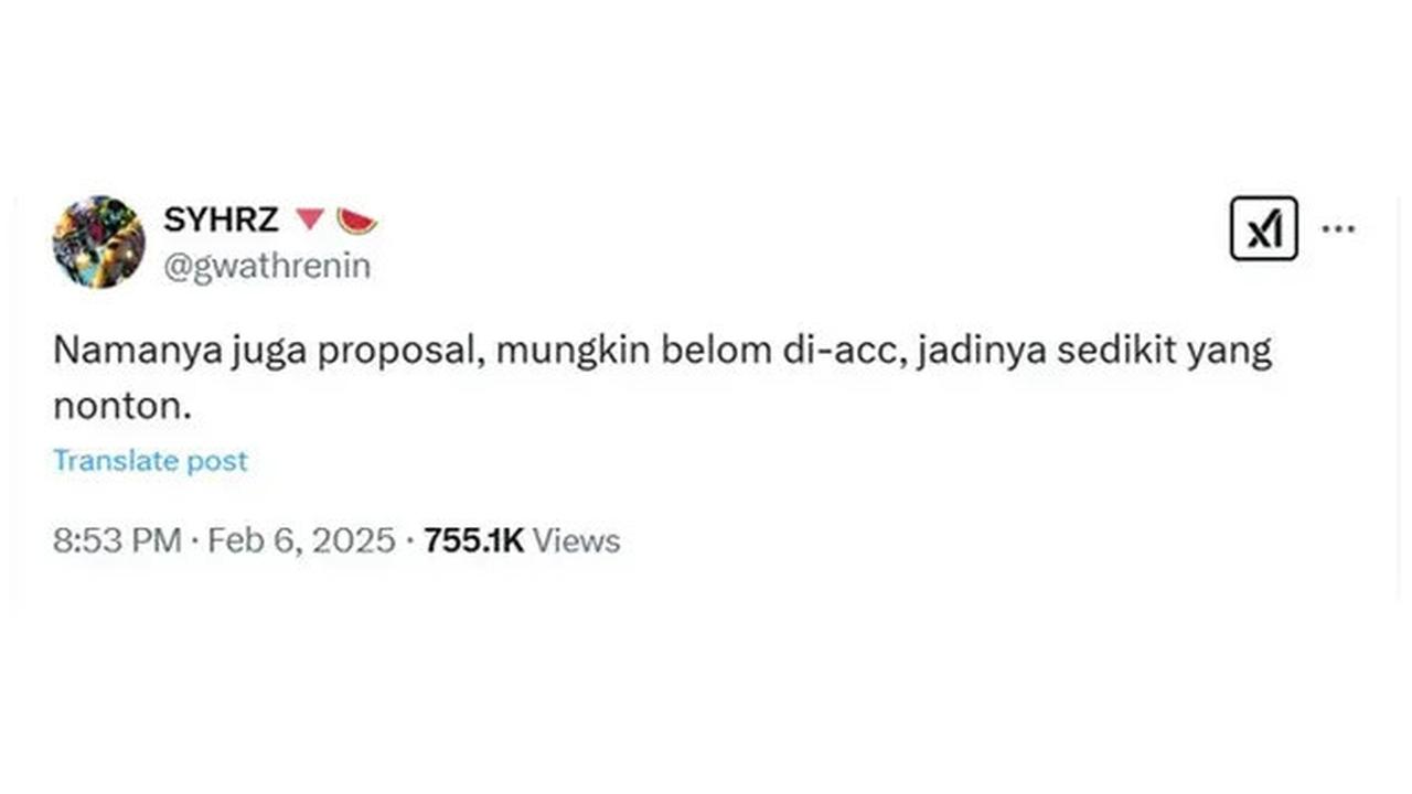 6 Pelesetan Kata Proposal di Judul A Business Proposal Ini Kocak, Sebut Harus Direvisi