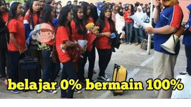 7 Meme Study Tour Bareng Teman Ini Bikin Rindu Sekolah