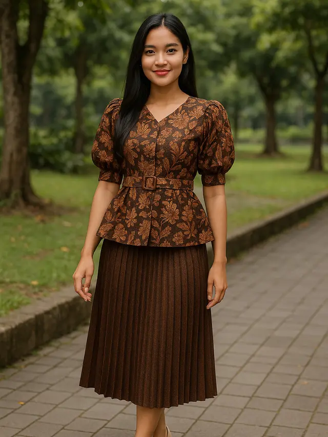 7 Model Baju Batik untuk Anak Perempuan hingga Dewasa, Cocok untuk Acara Keluarga