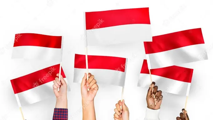 Ilustrasi hari kemerdekaan ke-76 Republik Indonesia